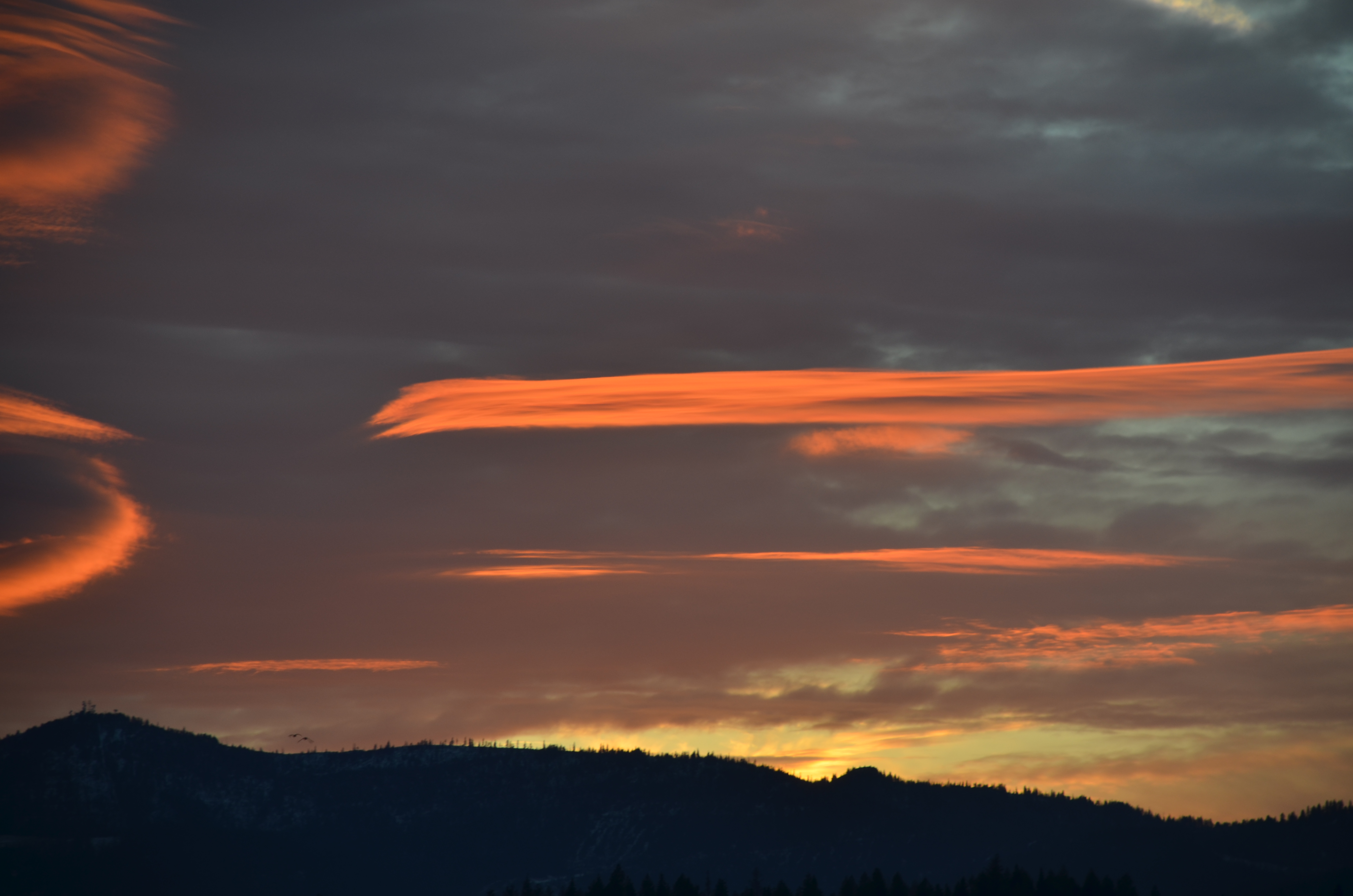 Watercolor Skies: The Sunset over the Coeur D'Alene River 
